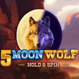 5 Moon Wolf slot icon by Apparat Gaming, available at LolaJack Casino