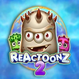 Reactoonz 2 logo – Slots by Play'n GO at LolaJack Casino